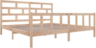 vidaXL Estructura De Cama Madera Maciza De Pino 180x200 Cm Vidaxl