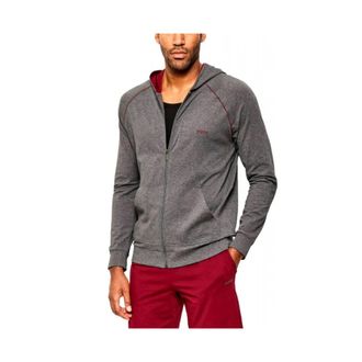 HUGO BOSS Heren, Sweatshirts & Hoodies, Grijs, Maat: M Katoen