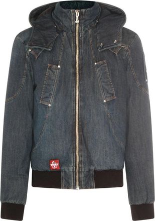 Moose Knuckles Outerwears Blu, Nero-Uomo