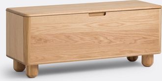 La Redoute Interieurs Bank/opbergkist in eiken en fineer, Piero