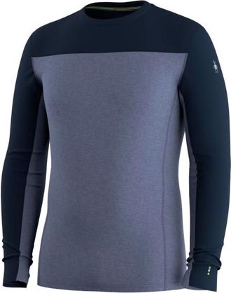 Smartwool Classic Merino Base Layer Colorblock Crew Merinounterw&auml;sche f&uuml;r Herren | blau