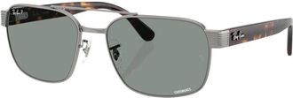 Ray-Ban Sunglasses, unisex, Gray, 58 MM, Sunglasses