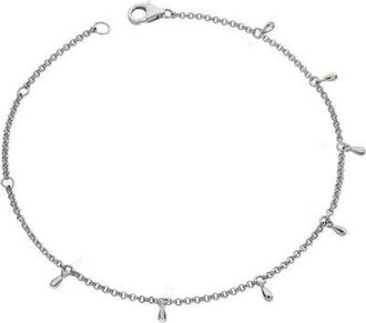 Lucy Quartermaine Multi Drop Anklet in Sterling Silver at Nordstrom, Size 8
