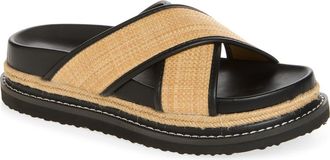 Billini Aysha Platform Sandal in Natural Raffia at Nordstrom Rack, Size 10