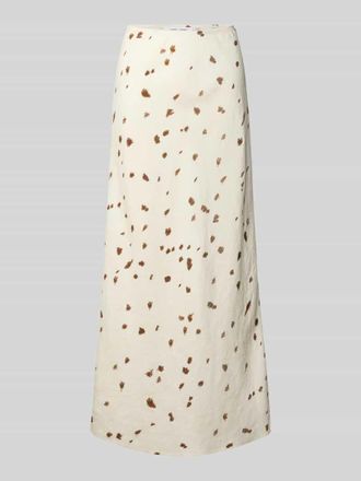 Sams&oslash;e & Sams&oslash;e Leinenrock in A-Linie in Offwhite, Gr&ouml;&szlig;e XL