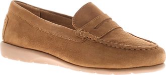Hush Puppies Dames Instappers Shelby Suede Wedges Lederen Instap Tan