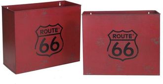 Vacchetti Vacchetti - Revistero Met&aacute;lico Bristol Rojo 1-2 Cm34,5x15,5h28