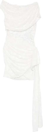 Self Portrait Kurzes drapiertes Selbstportr&auml;tkleid