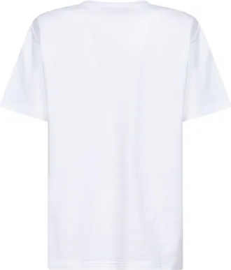 Gucci Womens White Cotton Jersey Printed T-Shirt T-Shirts & Jerseys