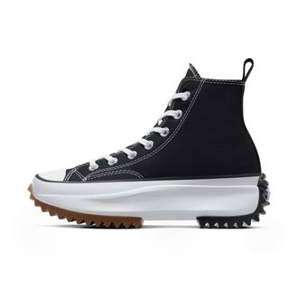 Converse Nike Womens Run Star Hike Platform Unisex Shoes in Black | 166800C-001