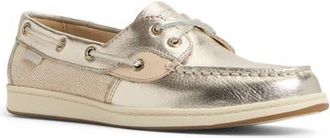 Sperry Top-Sider Coastfish 2-Eye Boat Shoe in Gold at Nordstrom, Size 9.5