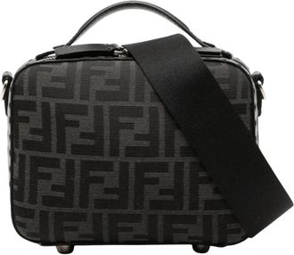 Fendi Pre-owned Square Crossbody Bag - Dames - Vintage Schoudertas - Zwart - ONE Size - Vintage