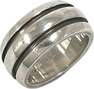 Tiffany & Co. Silver Silver 925 Band Ring (Pre-Owned)