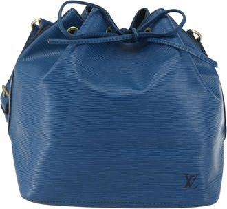 Louis Vuitton Noe Epi Leather Blue Leather Handbag (Pre-Owned)