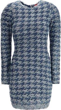 Diesel M-Halma Dress - Dames - Korte kleedjes - Blauw - S - Katoen - Kleedjes