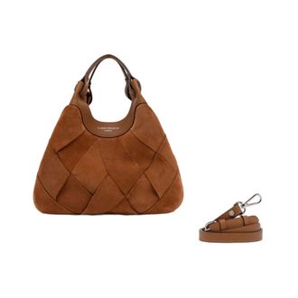 Gianni Chiarini Tote Bags, female, Brown, Size: ONE SIZE Dua Shoulder Bag