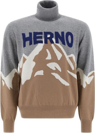 Herno Ml 000005U-70161-2155 Trui - Heren - Coltruien - Veelkleurig - L - Truien & Vesten