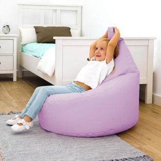 Happers Happers - Puff Butaca Polipiel Lavanda Infantil