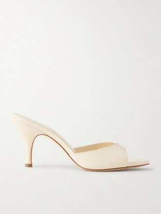Aeyde Mule In Pelle Samia - Crema