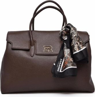 Ermanno Scervino Tassen, Dames, Bruin, ONE Size, Violet Tote