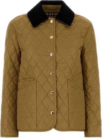 Burberry Dranefeld Jacket - Dames - Zomerjassen - Bruin - L - Jassen