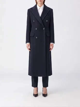Tagliatore Cappotto lungo doppiopetto in pura lana vergine