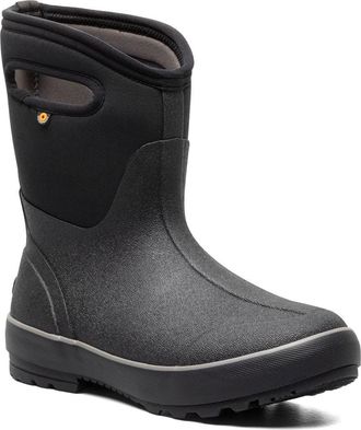 Bogs Classic II Mid Waterproof Rain Boot in Black at Nordstrom, Size 11