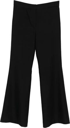 Kristensen Du Nord flared wool trousers - Black