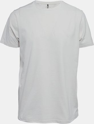 Born Living Yoga White Chalk Logo Print Jersey T-Shirt