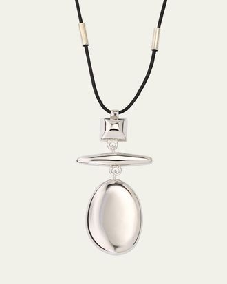 Ben-Amun Andrea Cord Pendant Necklace