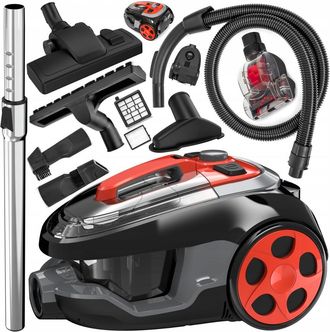 OEM Aspirapolvere Ciclonico Senza Sacco Lehmann Typhoon Da 4000 W Con Spazzola Turbo Hepa