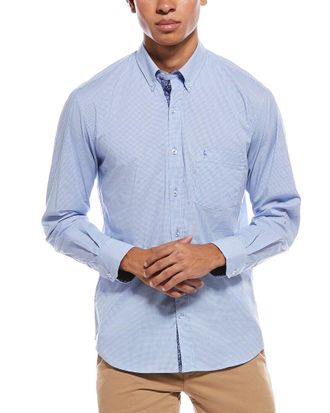 Tailorbyrd Tailorbyrd Signature Micro Gingham Shirt