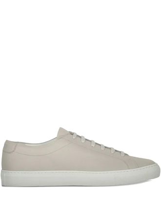 Moorer Boldini leather sneakers - men - Calf Leather/Rubber/Calf Leather - 45 - Grey