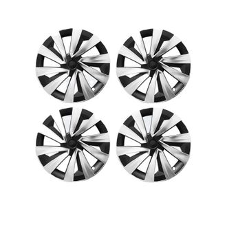 OEM Tapa Central De Rueda Para Tesla Model Y, F&aacute;cil Instalaci&oacute;n, Material Duradero, Color Negro Turbine Silver, Tesla-a, Nuevo Model Y 19in-a