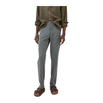 Les Deux Heren, Broeken, Grijs, Maat: W32 L32 Viscose