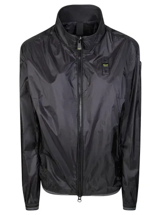 Blauer Bomber Stand Up Collar Smooth Jacket