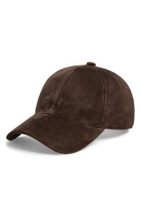 Rag & Bone Harlow Suede Baseball Cap in Desps at Nordstrom