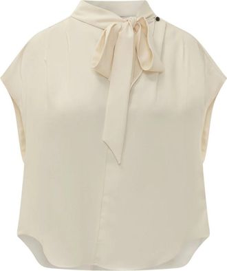 Isabel Marant Selene-GB Shirt - Dames - Blouses - Beige - S - Overhemden