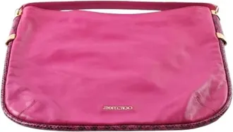 Jimmy Choo London Pre-owned Shoulder Bags, female, Pink, Size: ONE SIZE Pre-owned Shoulder Bag