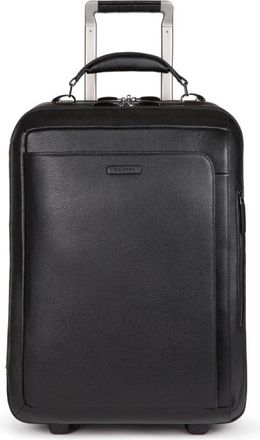 Piquadro Cabin suitcase with garment sleeve - Heren - Handbagage koffer - Zwart - ONE Size - Koffers