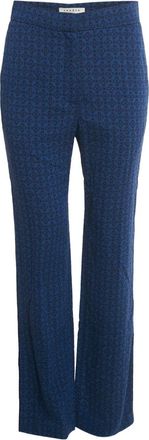 Sandro Pantaloni con effetto jacquard - Blu