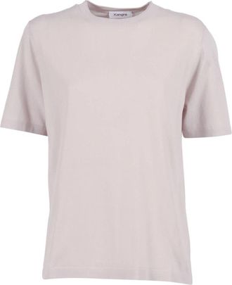 KANGRA Girocollo M-Manica Rasato Calato - Heren - T-shirts - Beige - L - Tops