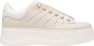 Cult Schoenen, Dames, Beige, 39 EU, Leer, Perry 4679