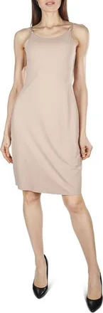MeMoi Bonded Cami Slip in Beige at Nordstrom, Size X-Large