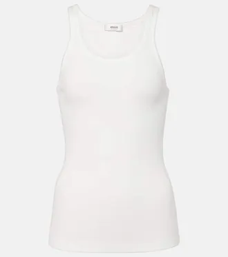 A Gold E Top Zane in maglia di jersey a coste