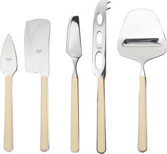 Mepra Fantasia Cheese Knives - 5 Pieces in Sesame at Nordstrom