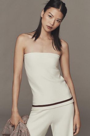 Maeve Peplum Tube Top