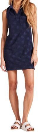 bobi Sleeveless Polo Dress In Seaside