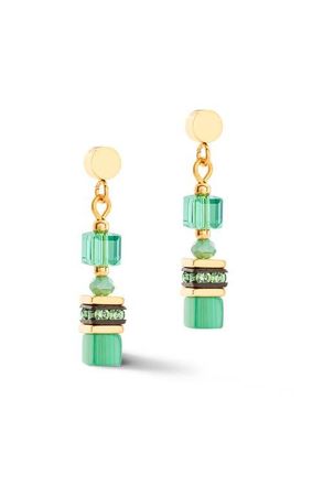 Coeur de Lion Earrings Mini Cubes Earrings in Green at Nordstrom