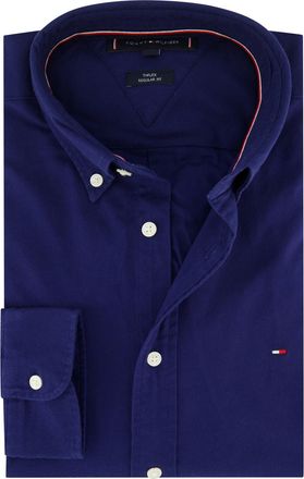 Tommy Hilfiger casual overhemd Tommy Hilfiger Regular Fit donkerblauw